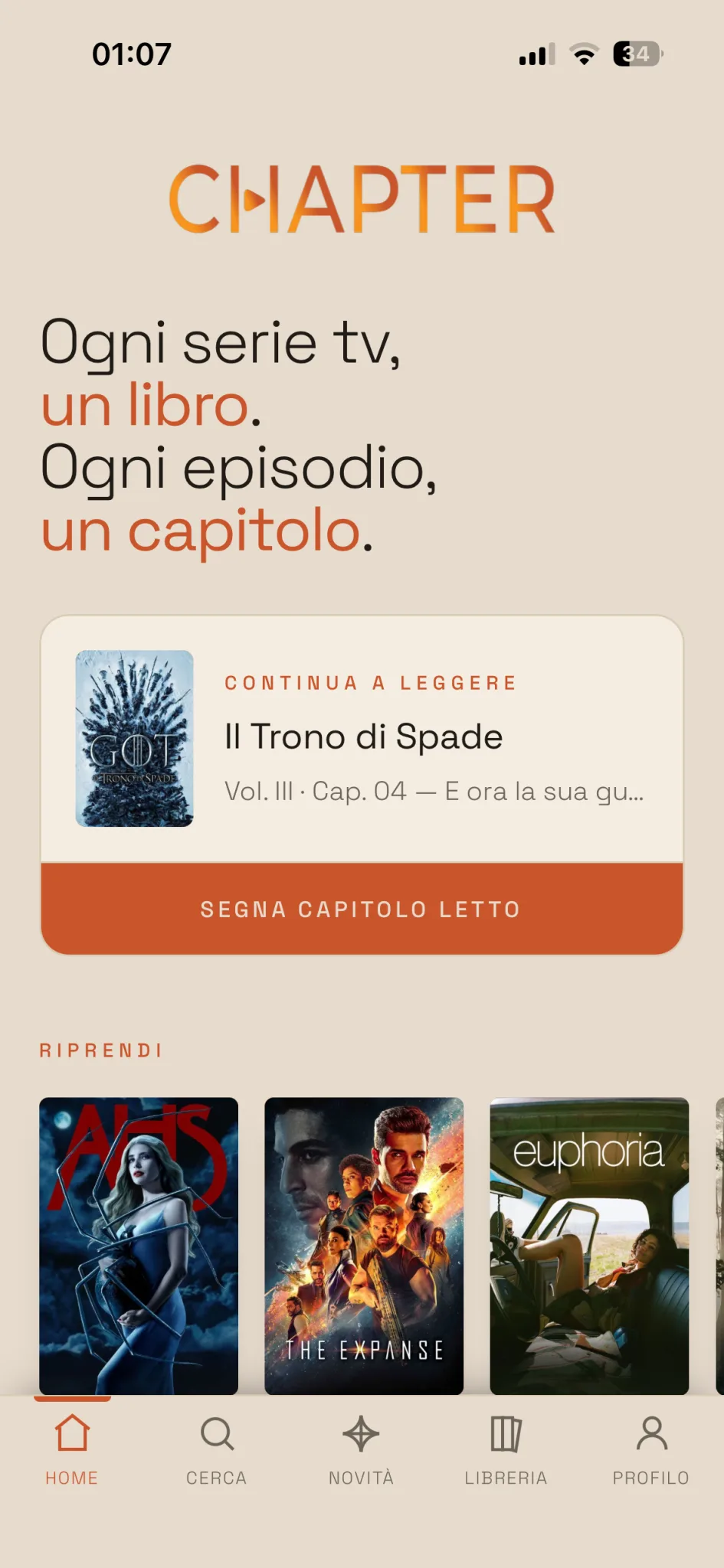 Chapter — vista mobile