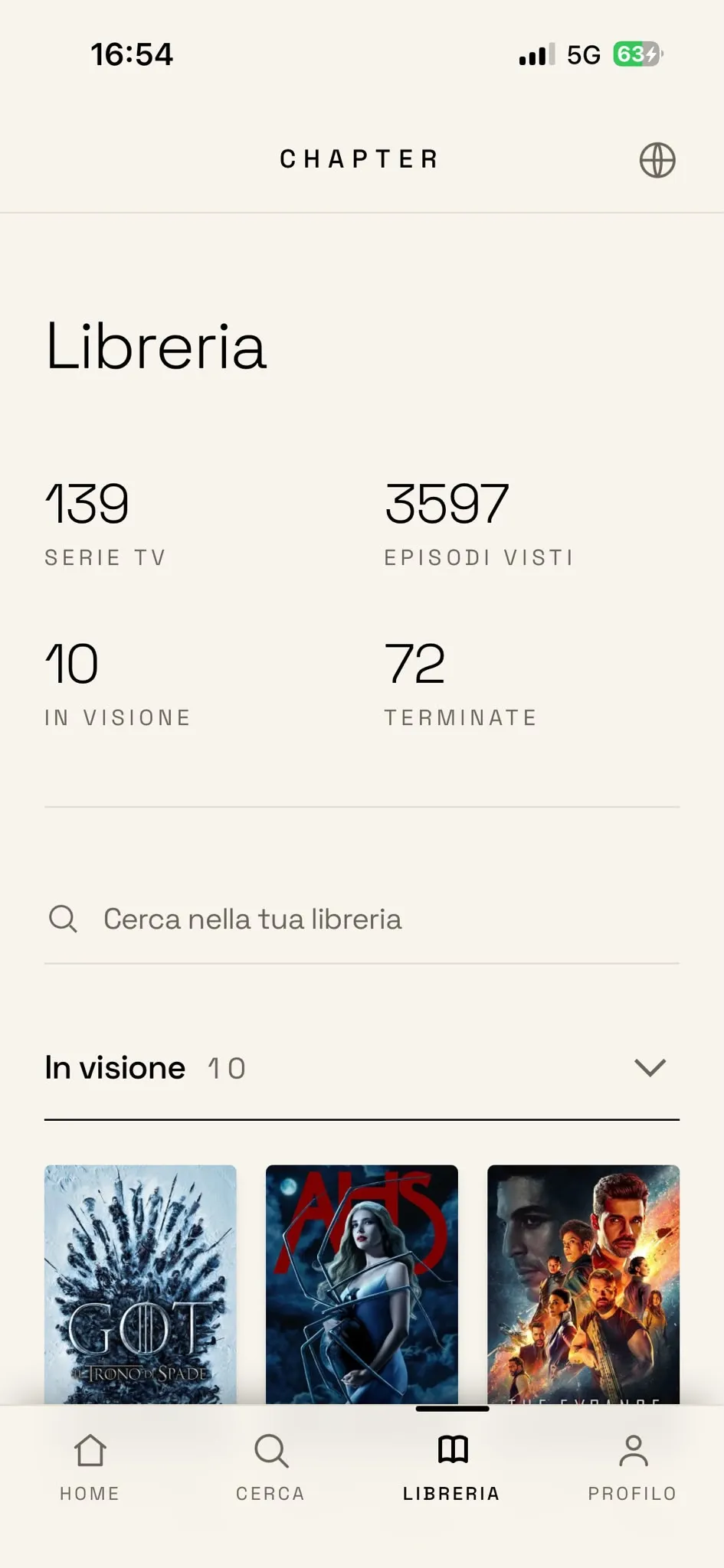 Chapter — vista mobile